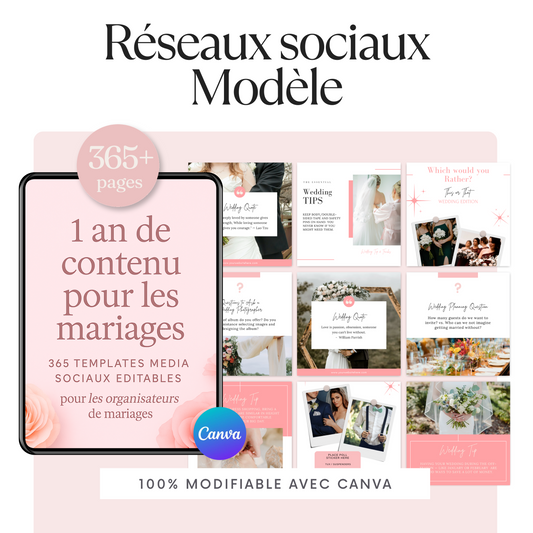 Modèle de Médias Sociaux pour 365 Jours