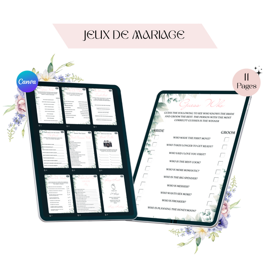 Jeux d'enterrement de vie de jeune fille